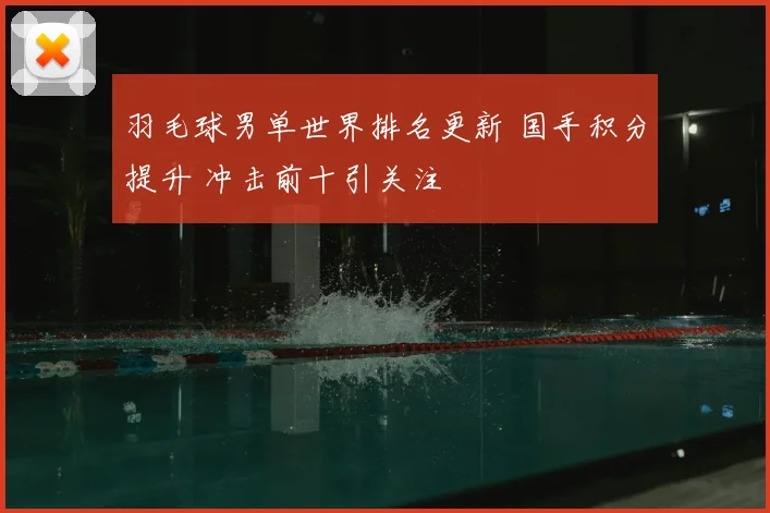 羽毛球男单世界排名更新 国手积分提升 冲击前十引关注